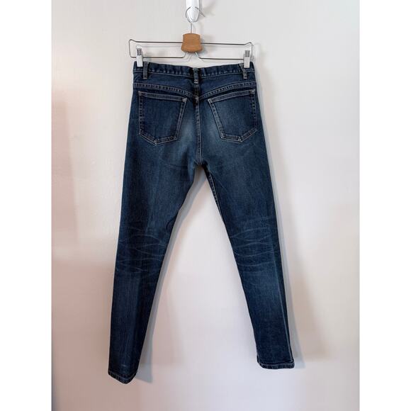 APC Petit New Standard classic medium wash whiskered selvedge denim slim jeans - Picture 6 of 8